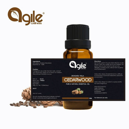 Agile Wellness Cedarwood Essential Oil - Distacart