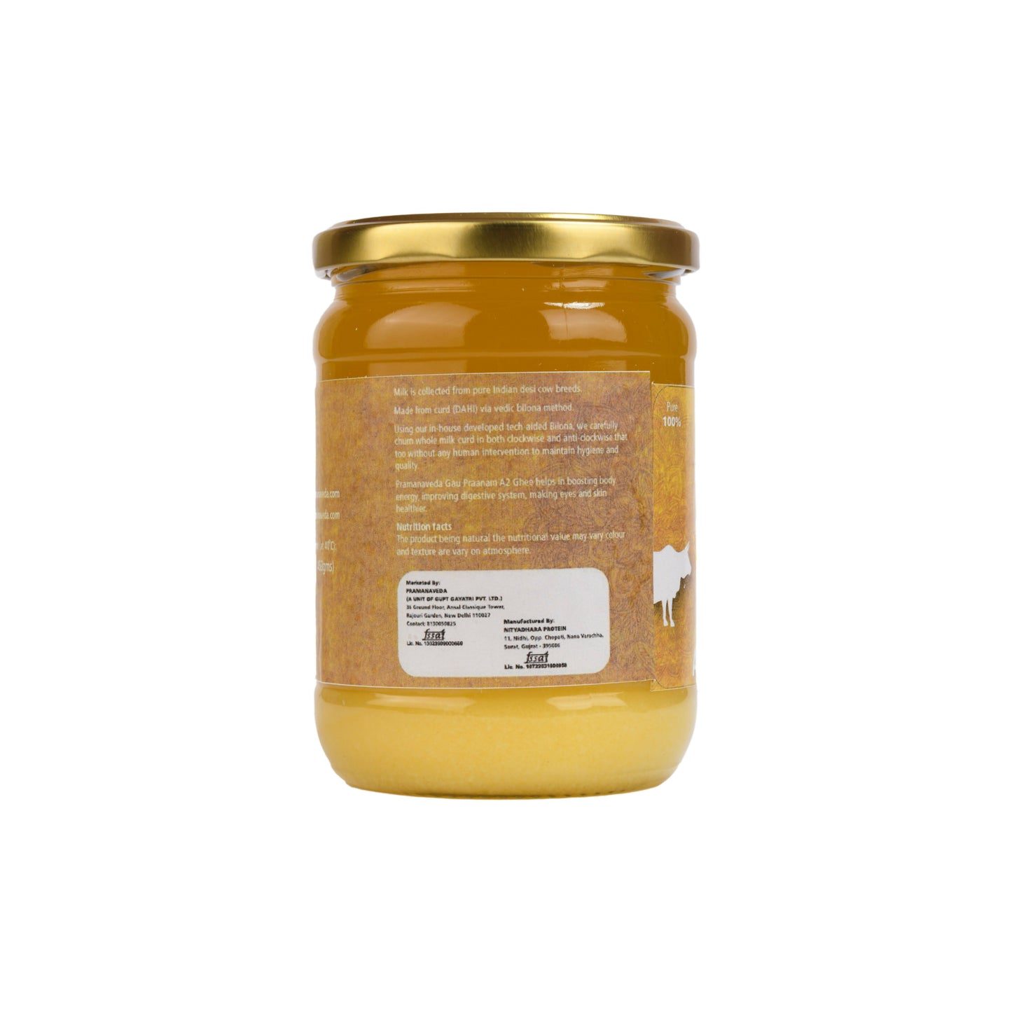 Pramanaveda Gau Praanam A2 Cow Ghee - Dista