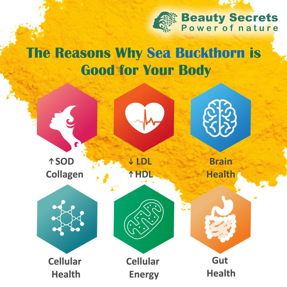 Beauty Secrets Himalayan Sea Buckthorn Capsules - Distacart