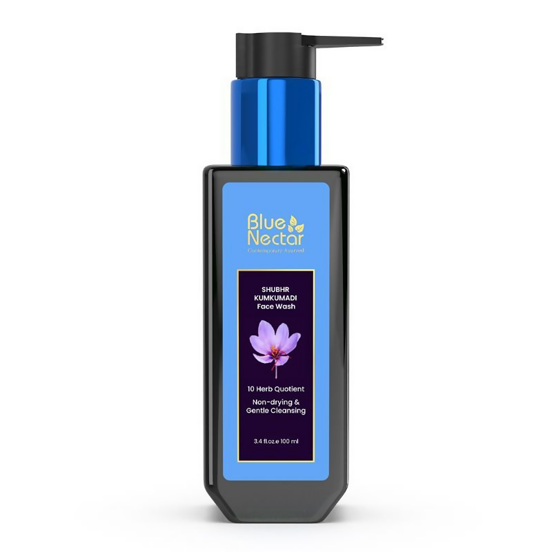 Blue Nectar Kumkumadi Brightening Face Wash - Distacart
