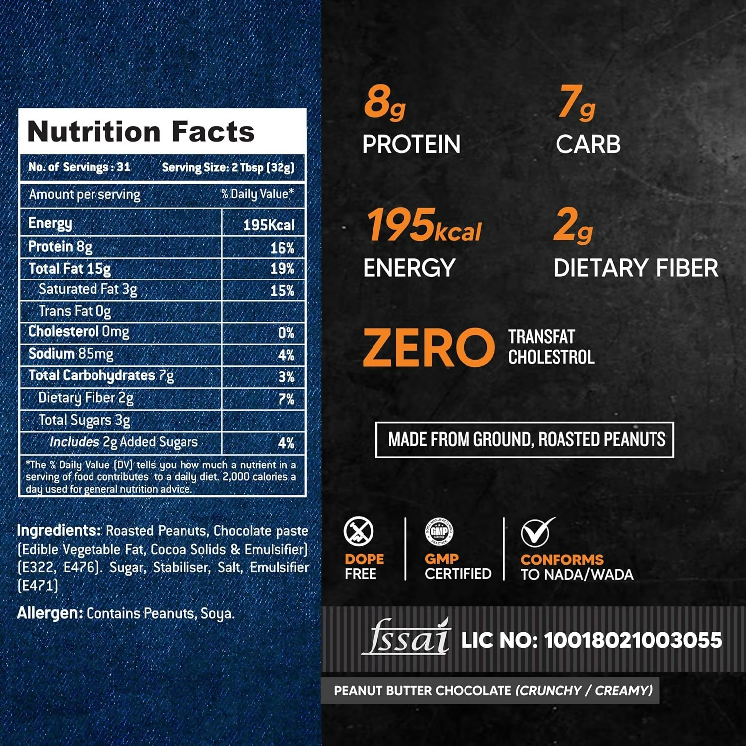 As-It-Is Nutrition Atom Chocolate Peanut Butter Creamy