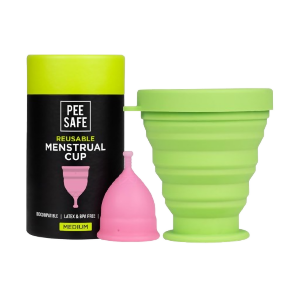 Pee Safe Menstrual Cup For Women With Pouch And Menstrual Cup Sterilizing Container - Dista