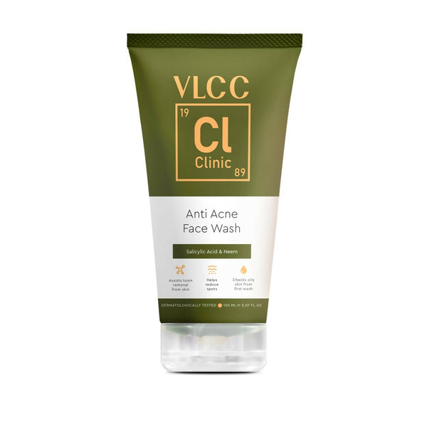 VLCC Clinic Anti Acne Face Wash - Distacart