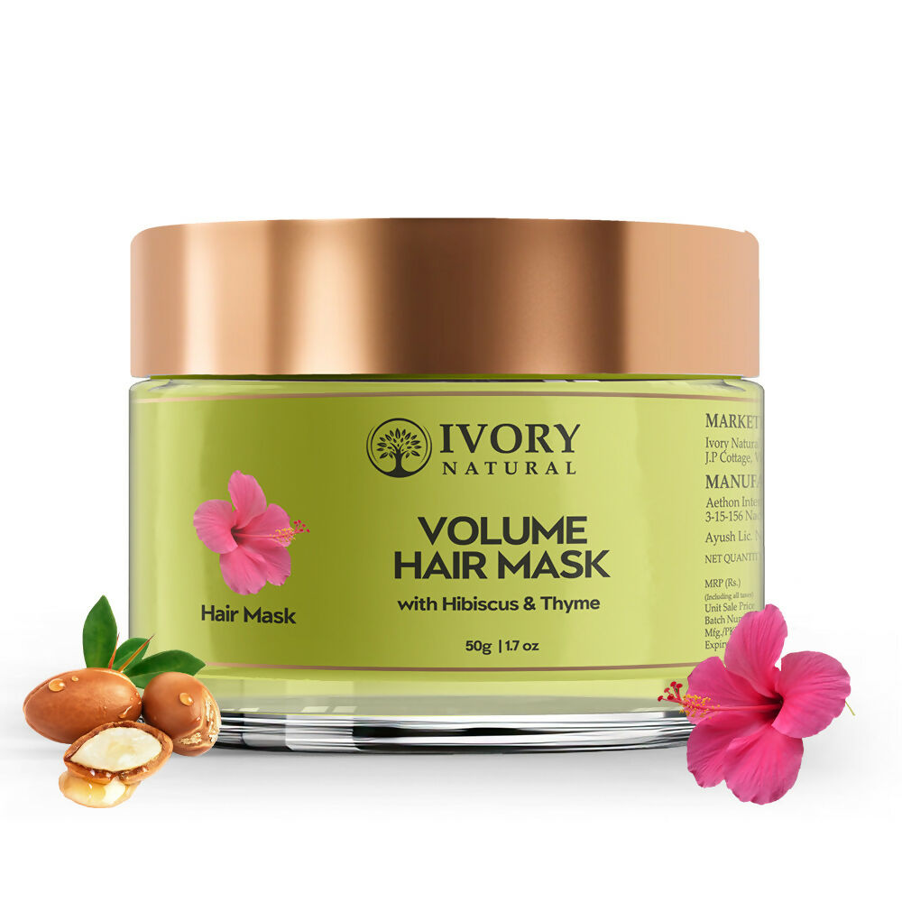 Ivory Natural Hair Volume Mask - Hair Volume And Length For Both Men & Women - Distacart