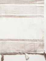 Thumbnail for Astita Linen Beige Saree