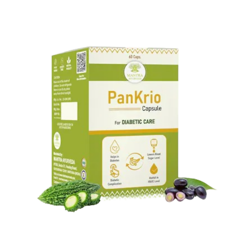 Mantra Ayurveda Pankrio Herbal Diabetic Medicine for Diabetic Care