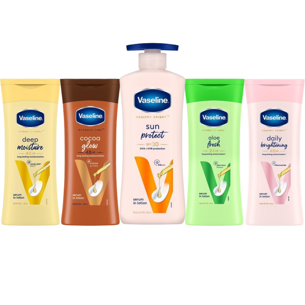 Vaseline All In One Body Care Lotions Combo - Distacart
