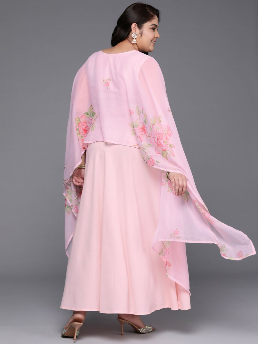 Ahalyaa Women's Traditional wear Ethnic Dress - Pink - Distacart