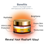Thumbnail for Saffire Naturals Hyaluronic + Vitamin C Day Bright Cream - Distacart