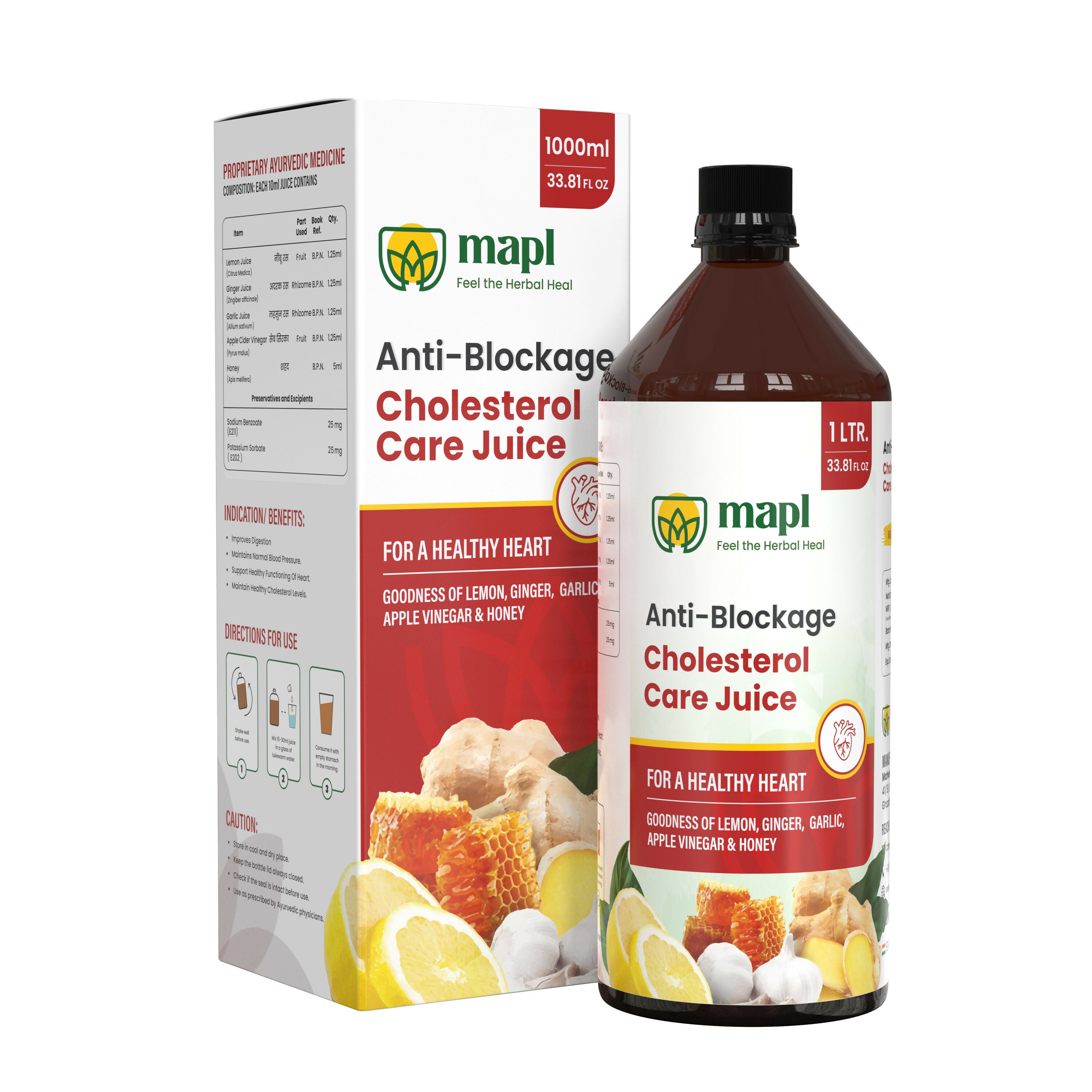 MAPL Anti-Blockage Cholesterol Care Juice