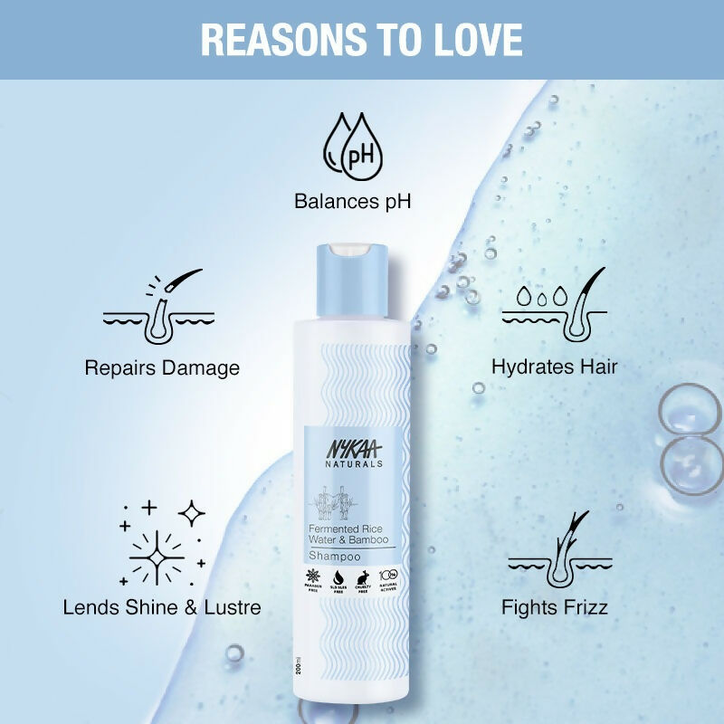 Nykaa Naturals Hair Smoothening Shampoo - Distacart