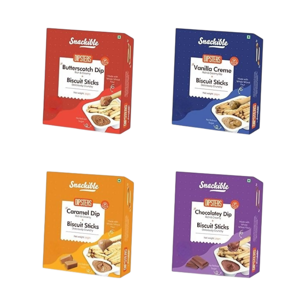 Snackible Assorted Mini Dipsters Combo - Distacart