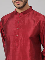 Thumbnail for Zari Embroidered Silk Kurta by Hilo Design