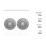 Thumbnail for New Stylish Oxidized Gold-Polished Gold Studs Earrings for Womens by House of Ree - Distacart