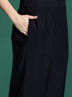 Thumbnail for Indo Era Ethnic Motifs Embroidered Sequinned Kurta With Trousers & Dupatta