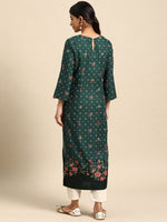 Thumbnail for All About You Women Floral & Geometric Printed Straight Kurta - Distacart