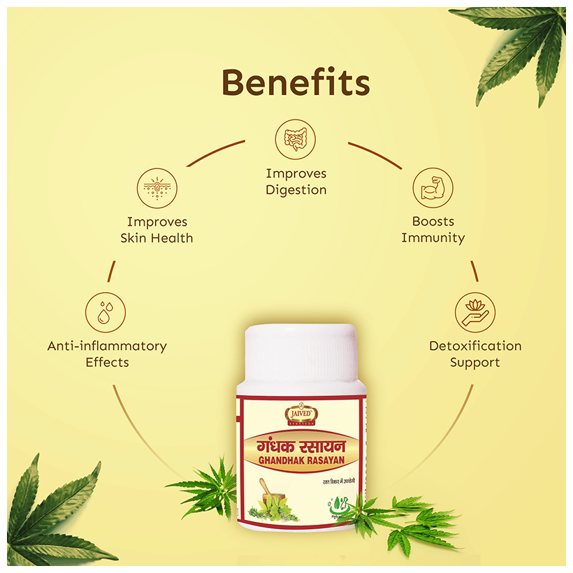 Jaived Ayurveda Ghandhak Rasayan Tablet