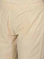 Thumbnail for Aks Ethnic Motifs Printed Straight Pure Cotton Kurta with Trousers - Distacart