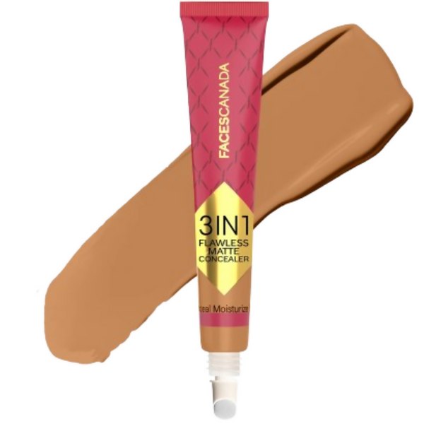 Faces Canada 3 in 1 Flawless Matte Concealer & Colour Correctors - Beige - Distacart
