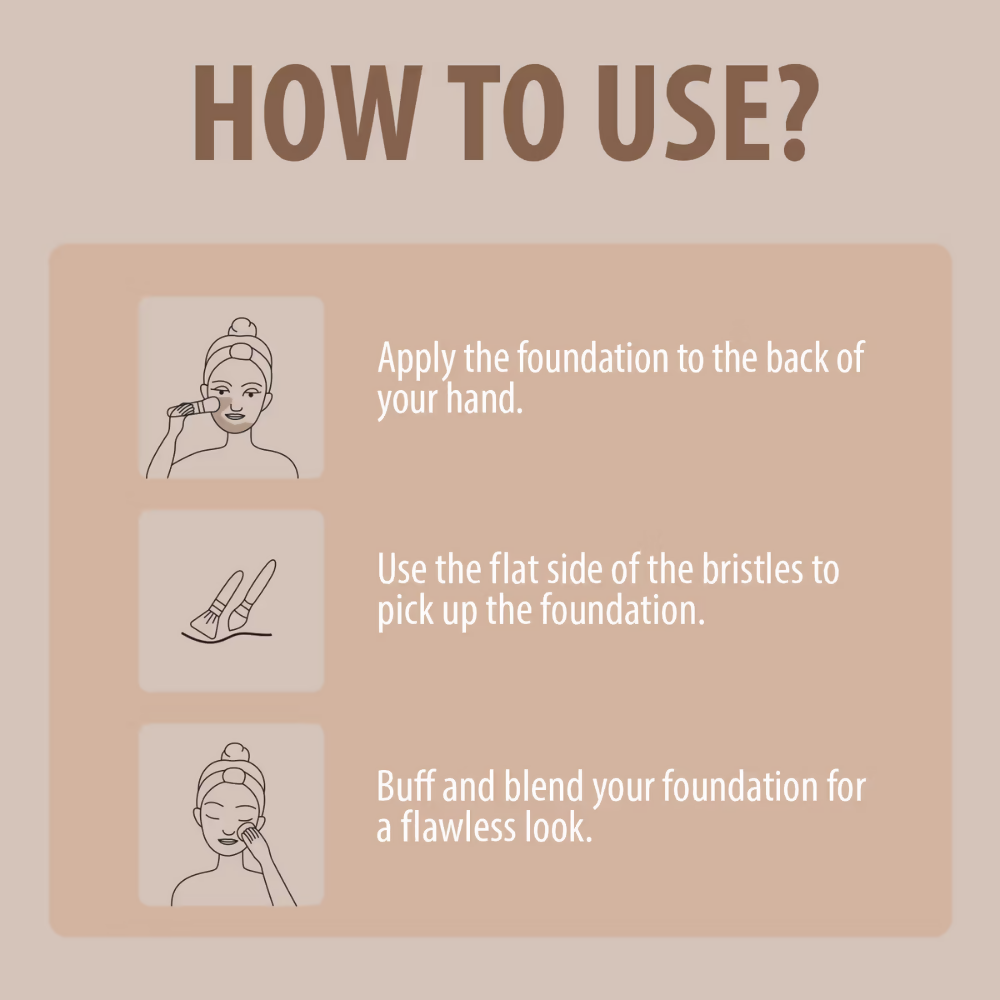 Bronson Professional Premium Foundation Blender Brush - Dista
