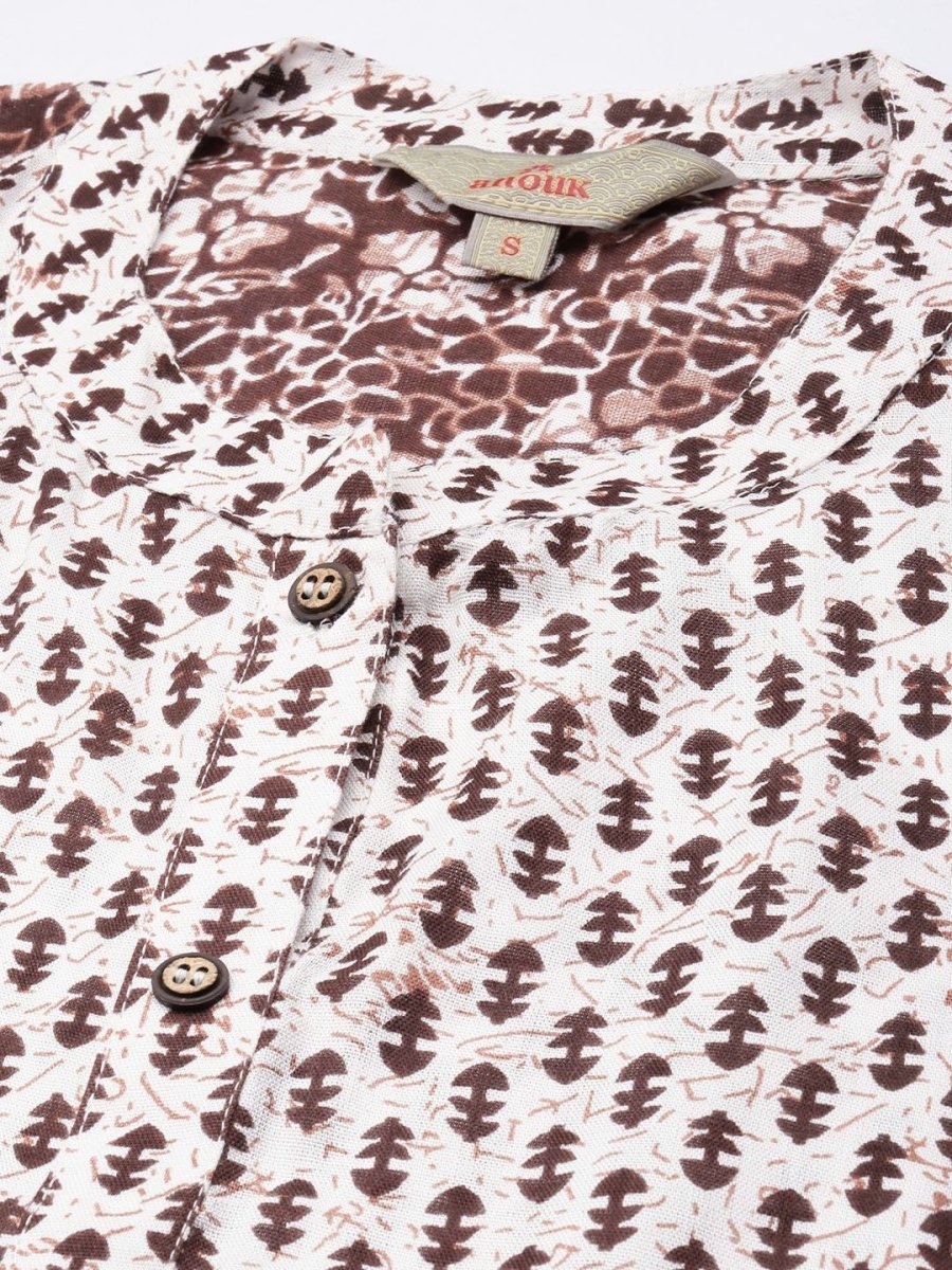 Anouk Women Ethnic Motifs Printed Regular Kurta with Trousers - Distacart