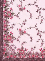 Thumbnail for kasee Floral Embroidered Net Saree - Distacart