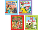 Thumbnail for Storybook For Kids: Scholars Hub Keyword Tales Story Book Set-1 (Set Of 4 Story Books) (Illustrated) (For Ages 4+) | 64 Pages | Snow White And The Seven Dwarfs | Cinderella | Little Red Ridding Hood | Jack And The Beanstalk - Dista