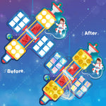 Thumbnail for Imagimake Mirror Mosaic Space Theme Kids Art Set | DIY Craft Kit with Foil Stickers | Birthday Gift for Boys and Girls Ages 3-8 | Travel Toys | Crafts for Kids Ages 4-8