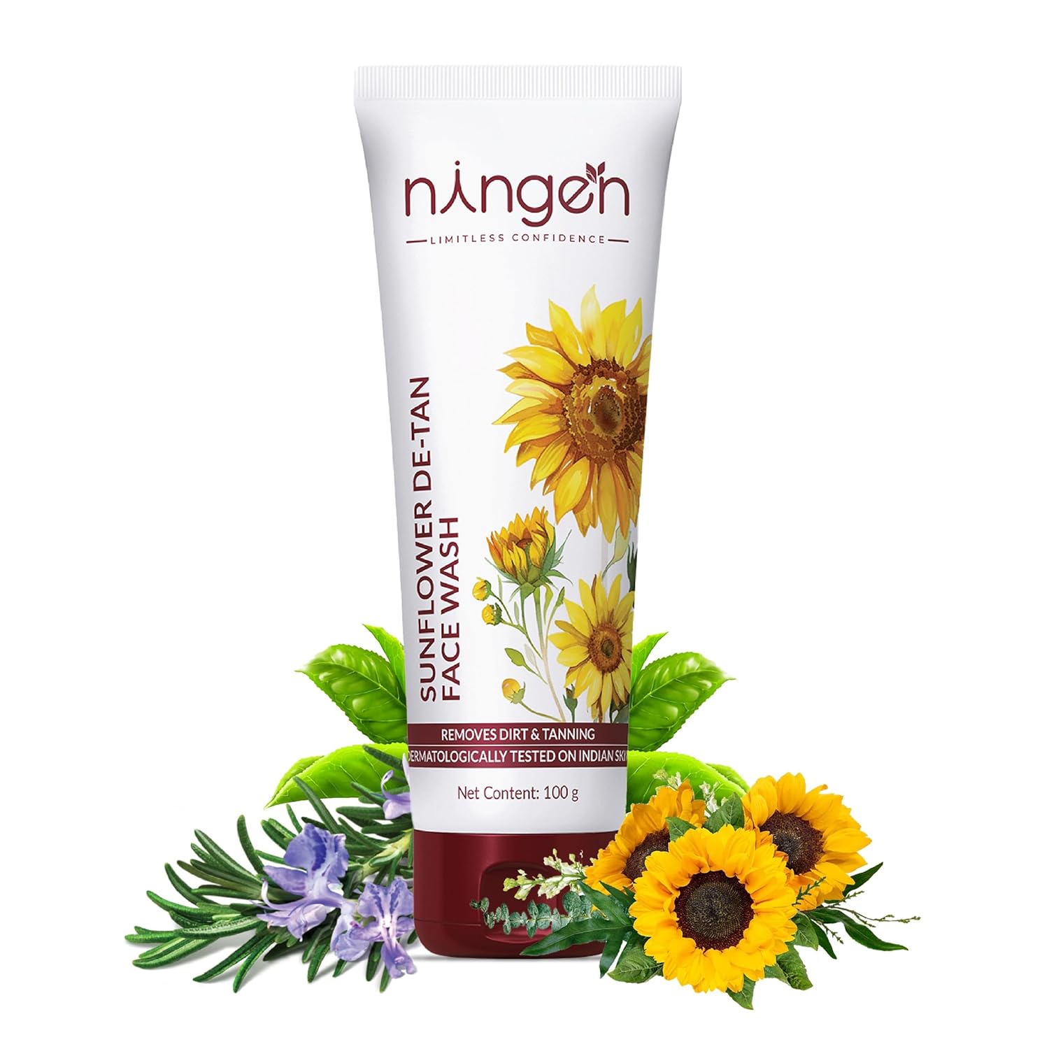 Ningen Sunflower De-Tan Face Wash - Distacart