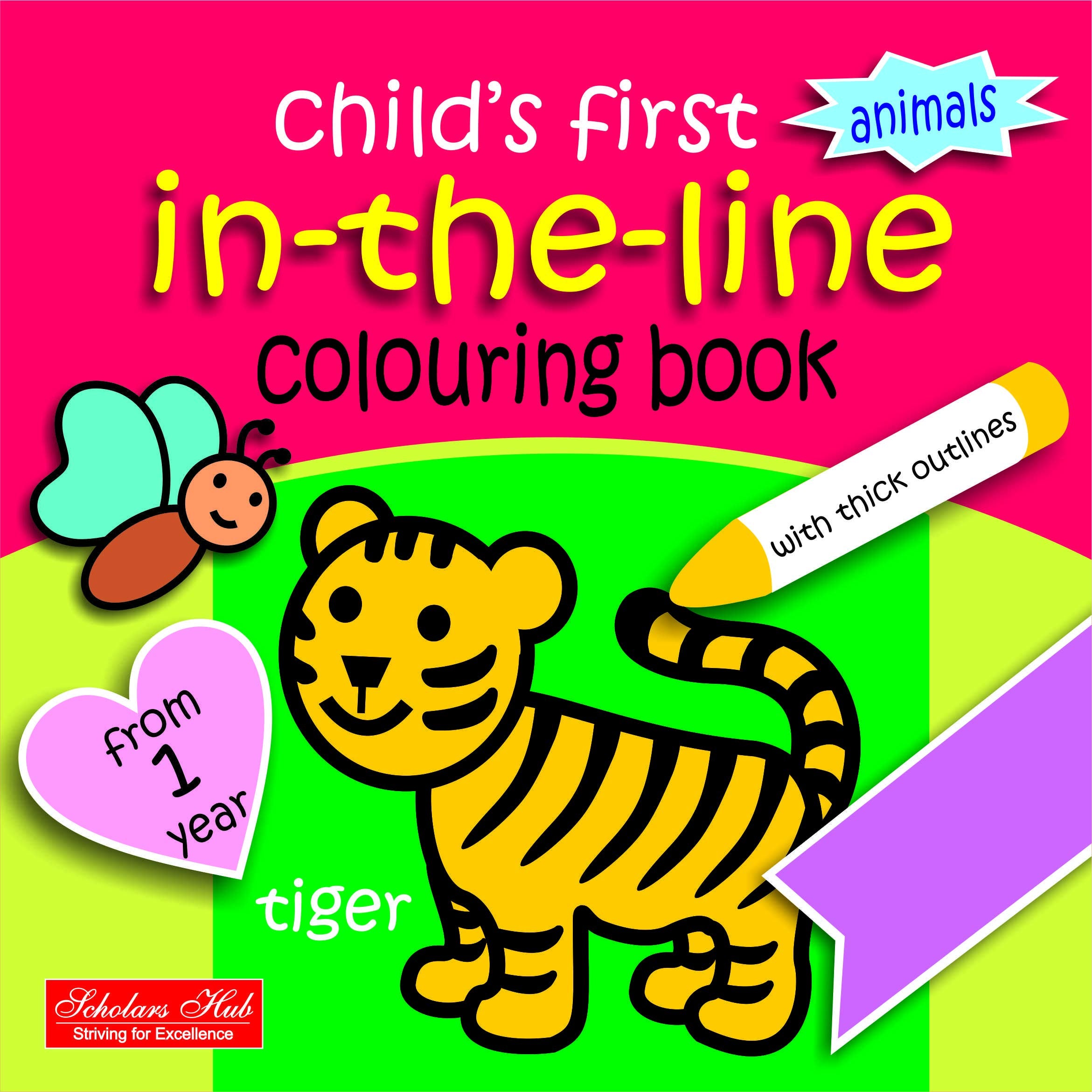 In The Line Colouring Book-Animals. - Dista