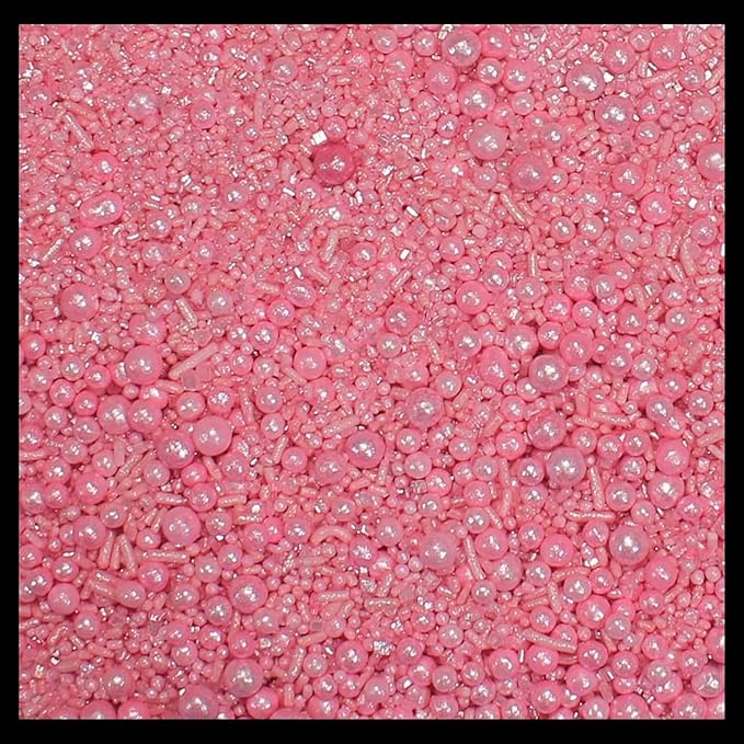 baby pink sprinkles bottle for decoration bottle 100 g
