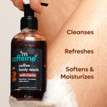 Thumbnail for mCaffeine Coffee Body Wash with Cocoa for Refreshed & Moisturized Skin | Irresistible Chocolate Aroma | Vitamin E Rich Body Cleanser for Supple Skin | Sulphate Free Body Wash for Men & Women - 200 ml
