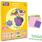 Thumbnail for Imagimake Craft Kit - Arts and Crafts for Kids Ages 5+ - Air Dry Clay, Paper Quilling, Stamp Art - 3-in-1 Arts and Crafts Kit - Gifts for 5, 6, 7, 8 Year Olds
