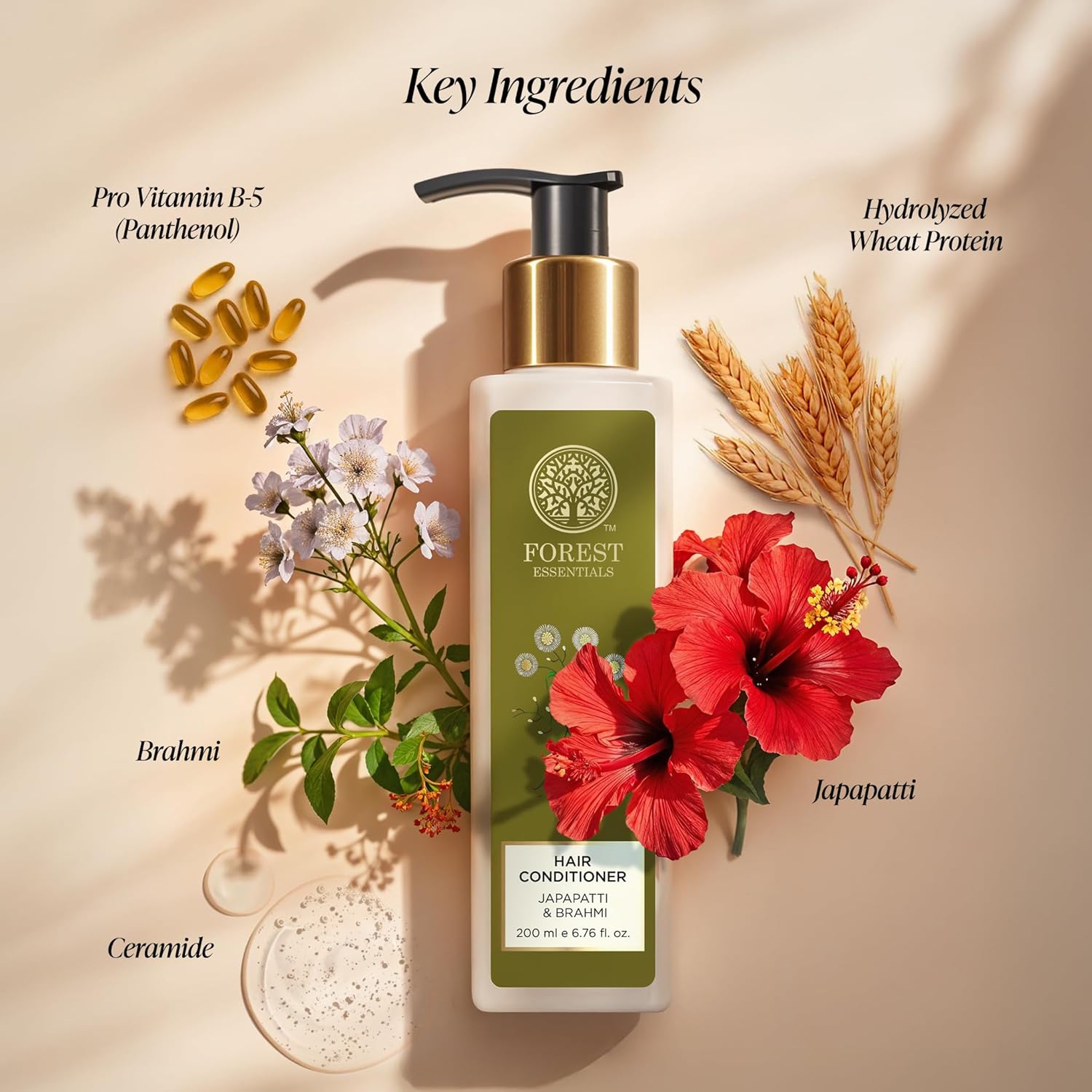 Forest Essentials Hair Conditioner, Japapatti and Brahmi