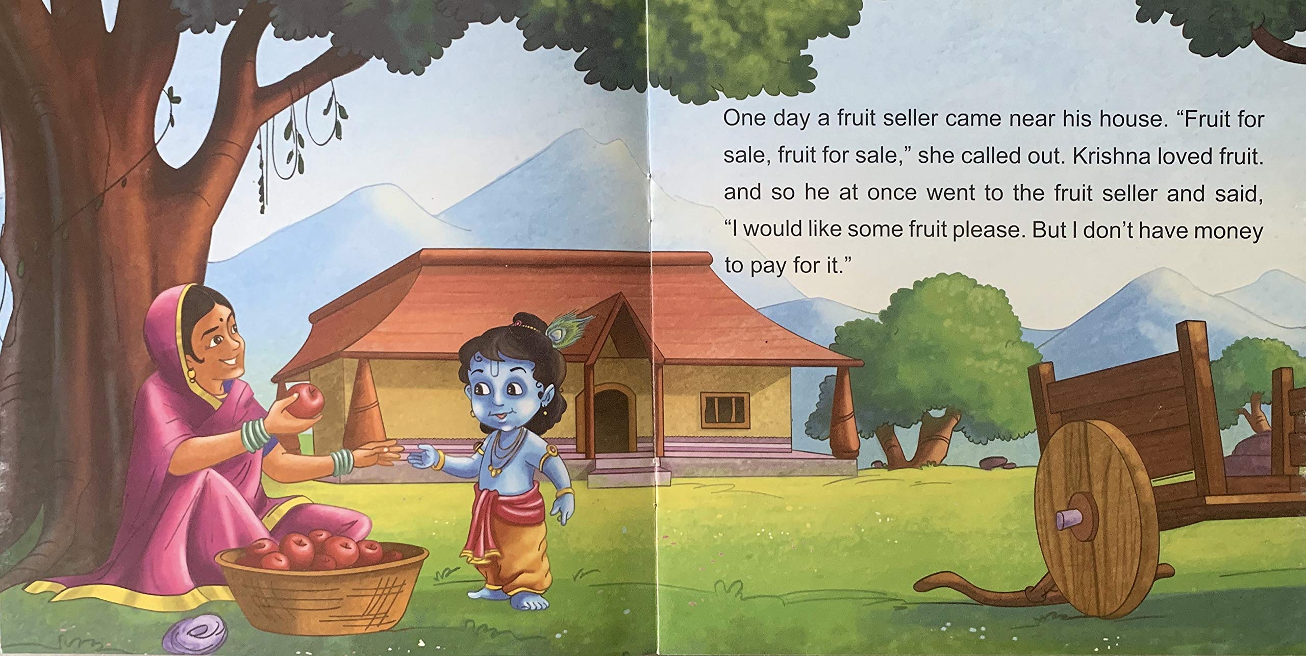 Readers Nook-Krishna And The Fruit Seller-2 - Dista