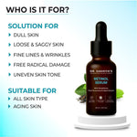 Thumbnail for Dr.Sakhiya 2% Retinol Face Serum Anti-Aging & Skin Renewal Formula - Distacart