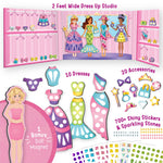 Thumbnail for Imagimake DIY Magnetic Dress-Up Princess |Pretend Play Magnetic Toys for Kids | 30 Magnetic Dresses & Accessories | Interchange & Create Unlimited Outfits | Birthday Gift for 3,4,5,6,7,8 Year Old Girl