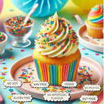 Thumbnail for rainbow sprinkles for decoration 13 100 g