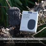 Thumbnail for ILEM JAPAN Natural Konjac Sponge Body (Charcoal)
