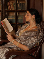 Thumbnail for Anouk Dabu Zari Bagru Saree - Distacart