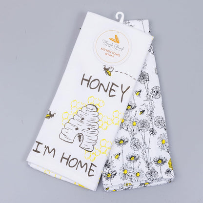 FRENCH BREAD Everyday Kitchen Towels - Set of 2 - Dista