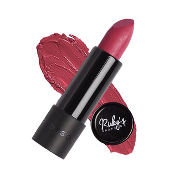 Ruby's Organics Lipstick - Rhubarb - Distacart