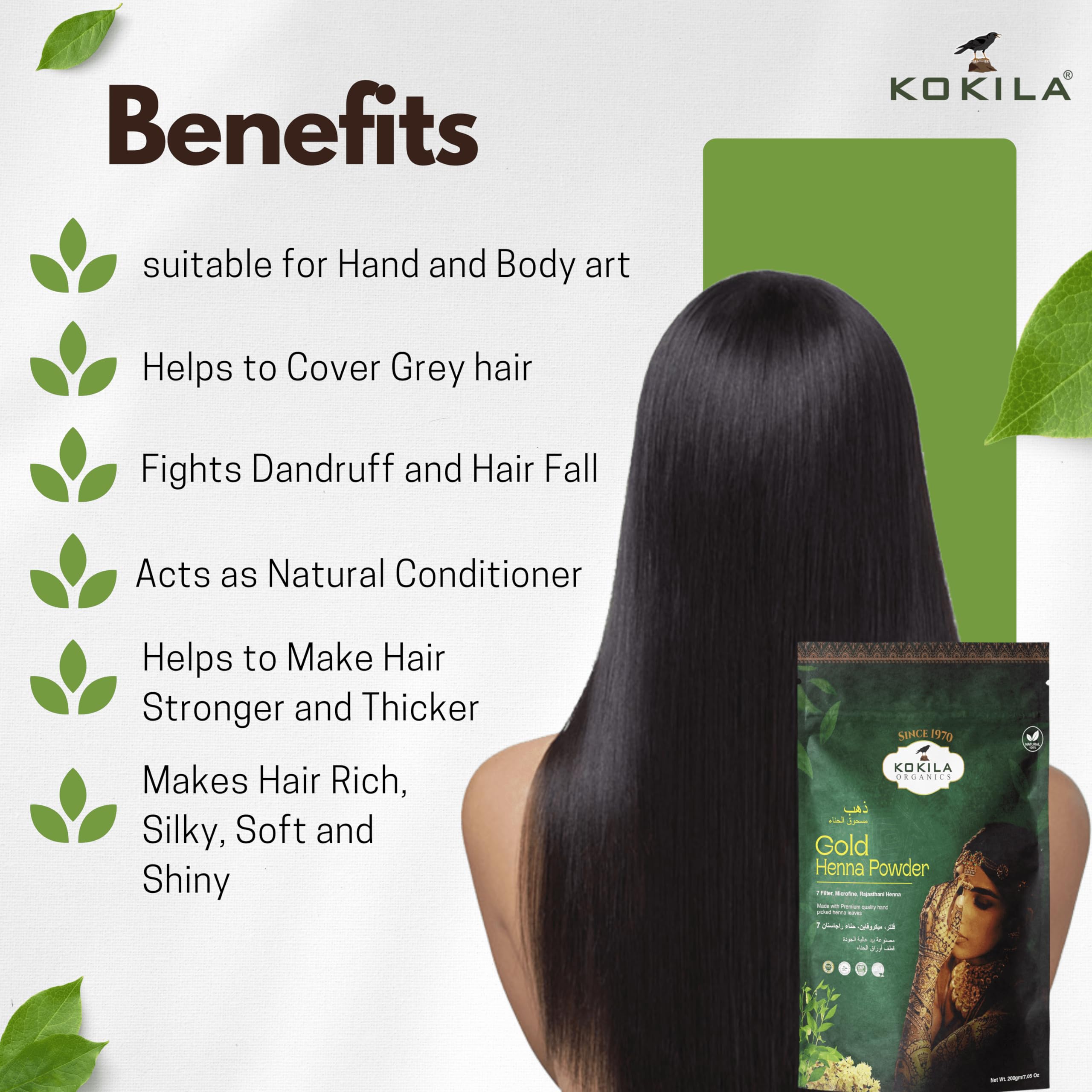 Kokila Henna Natural Powder