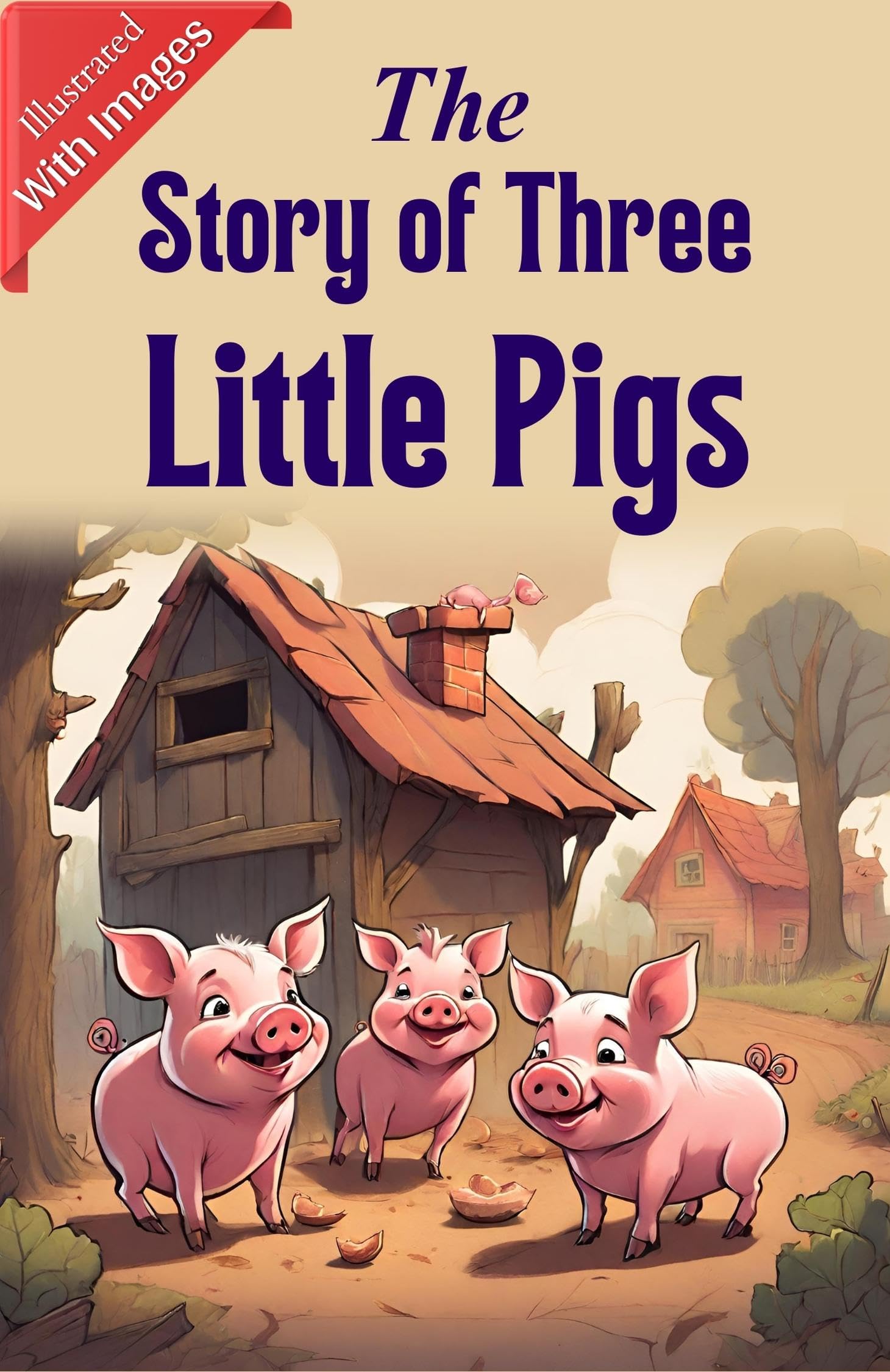 The Story of Three Little Pigs (Illustrated) by DD Books {Three Little Pigs: An Illustrated Classic for All Ages} - Distacart