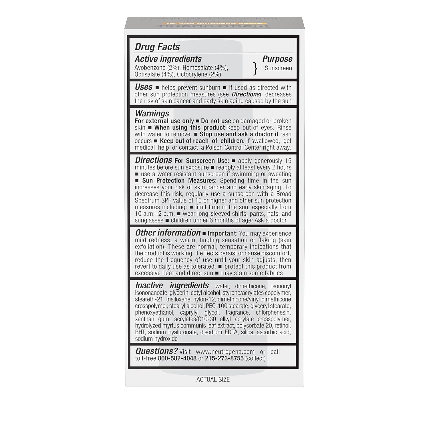 Neutrogena Rapid Wrinkle Repair Moisturizer SPF 30 - Distacart