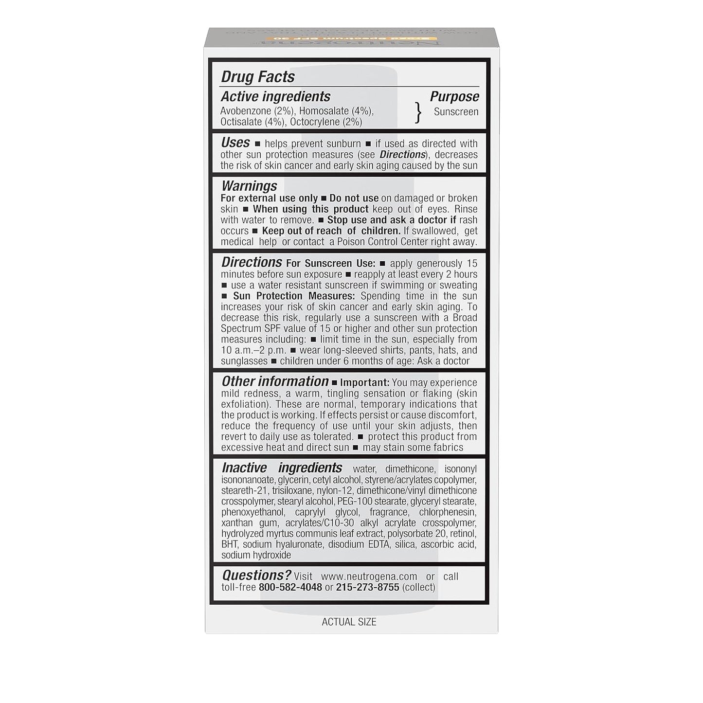 Neutrogena Rapid Wrinkle Repair Moisturizer SPF 30 - Distacart