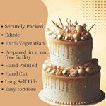 Thumbnail for champagne gold sprinkles bottle for decoration bottle 100 g 1