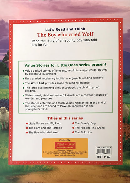Value Stories.-The Boy Who Cried Wolf. - Dista