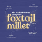 Thumbnail for Bharat Vedica Organic Foxtail Millet Flour - Organic kangani ka Atta - Distacart
