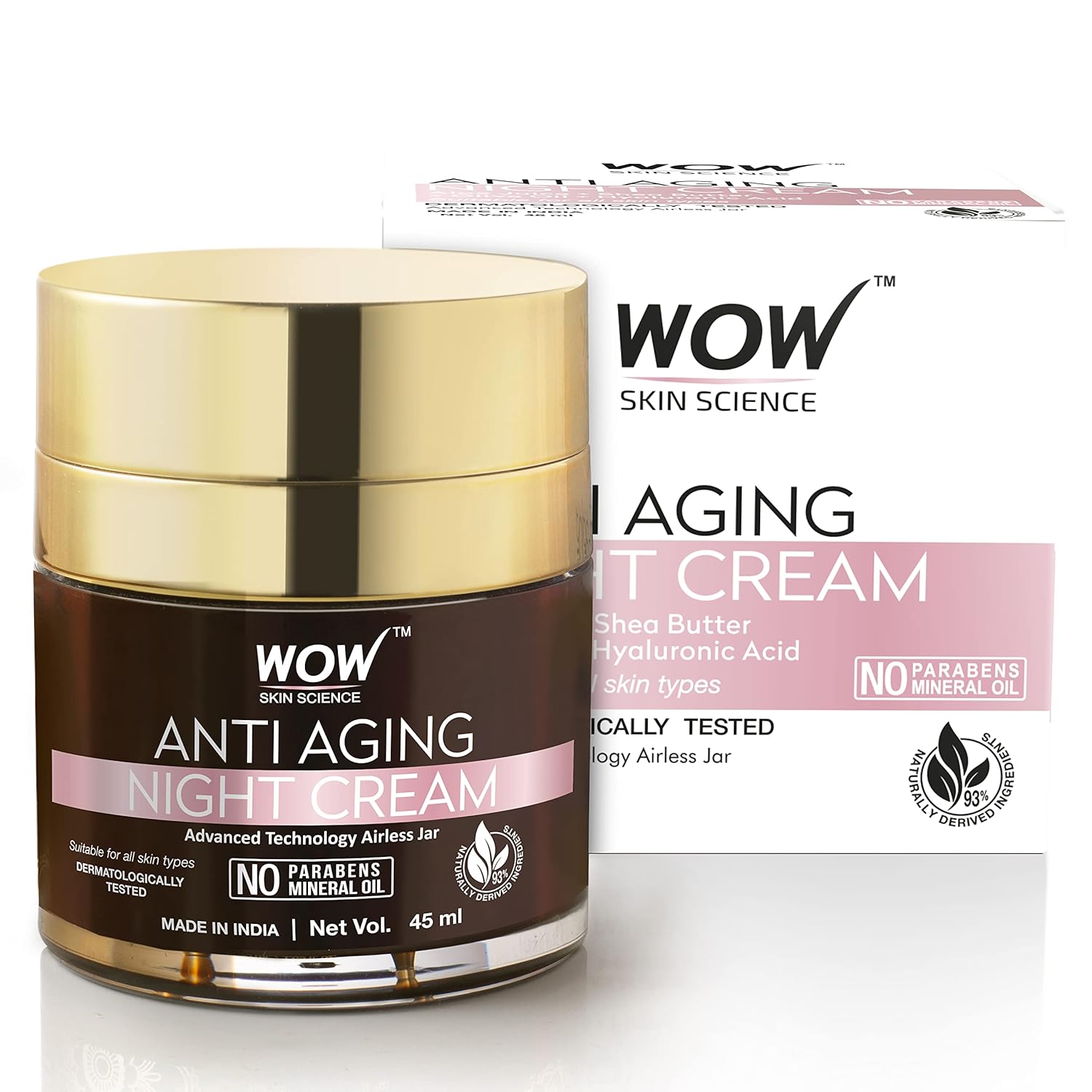 Wow Skin Science Anti Aging Night Cream - Distacart